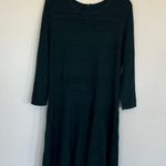 Eliza J Hunter Christmas Holiday Green Knit Sweater Dress Size XL Photo 2