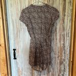 Urban Outfitters  UO Brown / Burgundy and White Floral Romper Photo 1