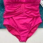 Bleu Rod Beattie Bleu by Rod Beattie Plus Ruched One-Piece Swimsuit Size 16W Photo 3