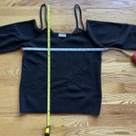 Dries Van Noten Merino Wool Cold Shoulder Sweater Black Women Sz XS Sexy Chic Photo 6