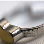 Source Unknown NWT Besties Trendy Yellow Enamel Silver Tone Metal Heart Size 9 Casual Ring Photo 2