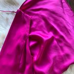 Intermix Hot Pink Caped Mini Cocktail Dress Photo 6