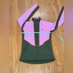 KARI TRAA Ragnhild Full Zip Midlayer Jacket – Size S, Prism Pink / Olive Photo 13