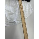 Pinko Hoodie Womens Medium Blue White Rhinestone Star Mixed Media Pullover Photo 4