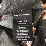 Who What Wear Black Floral Long Modest Cotton Rustic Ruffle Prairie Boho Dress L Photo 12