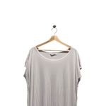 Double Zero  Tee Shirt Dress Cream Size L Photo 4