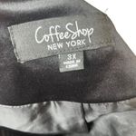 Coffeeshop black velvet moto jacket Size 3X Photo 7