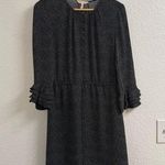 Rebecca Taylor  Black Polka Dot Dress Size 0 100% Silk Photo 0