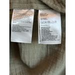 H&M NWT Muslin Dress 100% Cotton Khaki Green Gauzy Size Small Boho Beachy New Photo 4