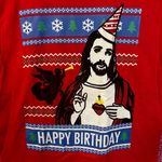 Happy Birthday Jesus Christmas Tshirt size XL Photo 1