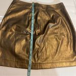 Urban Outfitters Gold Metallic Bronze Brown  Y2K Grunge Festival Skirt Small Chic Photo 4
