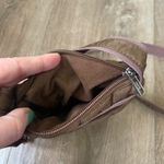 Lug Travel Brown Mini Puffer Crossbody Pouch Zipper Bag ~ FLAWED Clasp Photo 3
