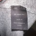 Zoe Boutique Cashmere gray poncho pullover S sweater Gray Photo 5