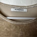 Glamorous Velvet long sleeve short dress. Photo 3