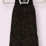 Free People Intimately Black and Gold Metallic Racerback Tank Top Photo 0