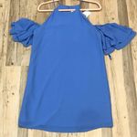 Naked Zebra NWT  Cold shoulder periwinkle dress small . Photo 0