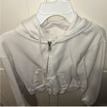 Brandy Melville White hoodie Photo 1