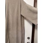World Market Duster Women’s One Size Cardigan‎ Coat Zip Wide Sleeve Gray Taupe Size L Photo 7