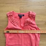 Vineyard Vines Coral Pink  Size 2  Sleeveless Dress‎ with Crochet Lace Trim Photo 5