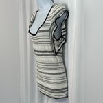 White House | Black Market  Flutter Sleeve Pointelle Stripe Top (626) Photo 4