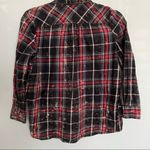 Vintage Havana  Distressed Black and Red Plaid with inside out theme. Size M Photo 6