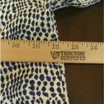 Chico's  4 US Size XXL White Blue‎ Dots Ultimate Knit Tee Top Coastal Beach NEW Photo 2