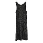 Madewell Dress Womens XS Black White Striped Sleeveless Midi Minimalist Photo 3