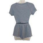 Women's Gray Waffle Knit Two Photo 1