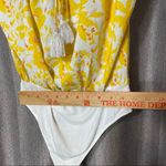 Free People  Liza Bodysuit in Ivory Combo Halter Photo 8