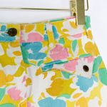 Unionbay 1990s Vintage Union Bay Yellow Pastel Floral High Rise Denim Mini Skirt 26" Photo 7