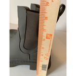 Dream Paris Women Classic Chelsea Boots Chunky Platform Lug Sole Pull On Mid Calf Boots Photo 5