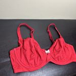 Victoria's Secret Victoria’s Secret Sexy Bright Red Lace Body By Victoria Unlined Demi Bra 38C Photo 2