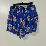 Charlotte Russe Blue Floral High Waist Shorts Photo 2
