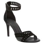 Joie  • NWT Black Laser Cut Ankle Strap Heels Photo 2