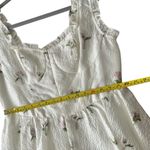 Cider  Romance Me Mini Floral White Bubble Hem Dress - Size Large NEW Photo 7