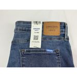Denizen From Levi's Women's High Rise Ankle Straight SZ 14 Super Flex Distressed Blue Photo 2