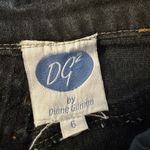 Diane Gilman Vintage DG2 By  Bejeweled Western Black Flared Jeans Photo 6