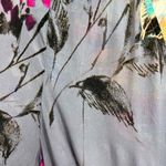 Umgee crossover cotton blend S gray floral shorts romper jumper flare sleeve Photo 7