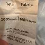 Palmacea Blue and White Floral Swimwear Resort Coverup with Flowing Design Size XS Photo 1