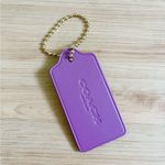 Coach Keychain  Limited Edition Bag Charm Logo Gold Chain Hawaii Stamp Large Size Photo 1