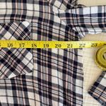 William Rast  Checkered Button Down Shirt - Navy and White Photo 8