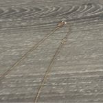 Jennifer Zeuner  Kara Rose Gold Lariat Necklace Triangle Arrow Photo 4