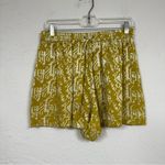 Elevenses  Anthropologie Green Melora Embroidered Shorts Womens S Boho Beachy Photo 4