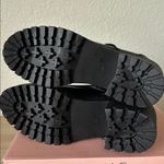 Wild Pair  Black Lace Up Boots with Gold Accents (New in Box) Photo 5