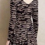 HD in Paris Anthropologie  Saraid long sleeve black and mocha dress size medium Photo 1