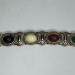 Vintage Multi Colored Crystal Stone Bracelet Multiple Size undefined Photo 12