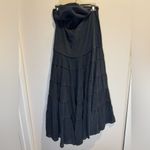 Free People  Somewhere Sunny‎ Halter Drop Waist Midi dress Black Size M Photo 5