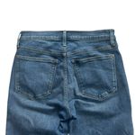 Lee Madewell Mid Rise Kick Out Crop Raw Hem Jeans Size 27 Photo 10