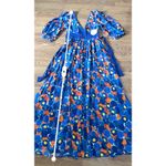 STAUD Affogato printed crepe de chine maxi dress size 4 / small Photo 5