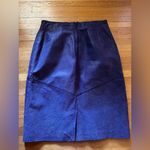 wilson's leather Vintage W by Wilson’s Purple Textured Midi Leather Skirt, Size 14 Photo 7